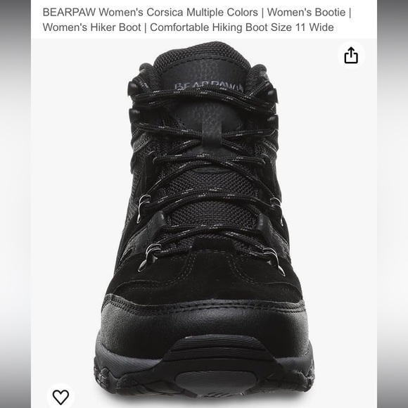 BearPaw EUC “Corsica” Waterproof Cow Suede Hiking Boot. - Picture 3 of 15